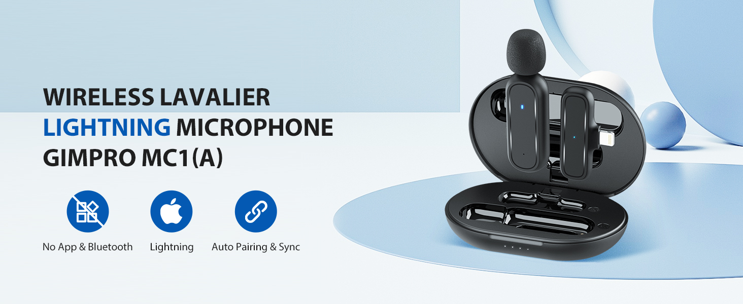 Мікрофон Lavalier Moman Handy Mini: бездротовий мікрофон для iPhone, YouTube, TikTok (колір: коричневий)