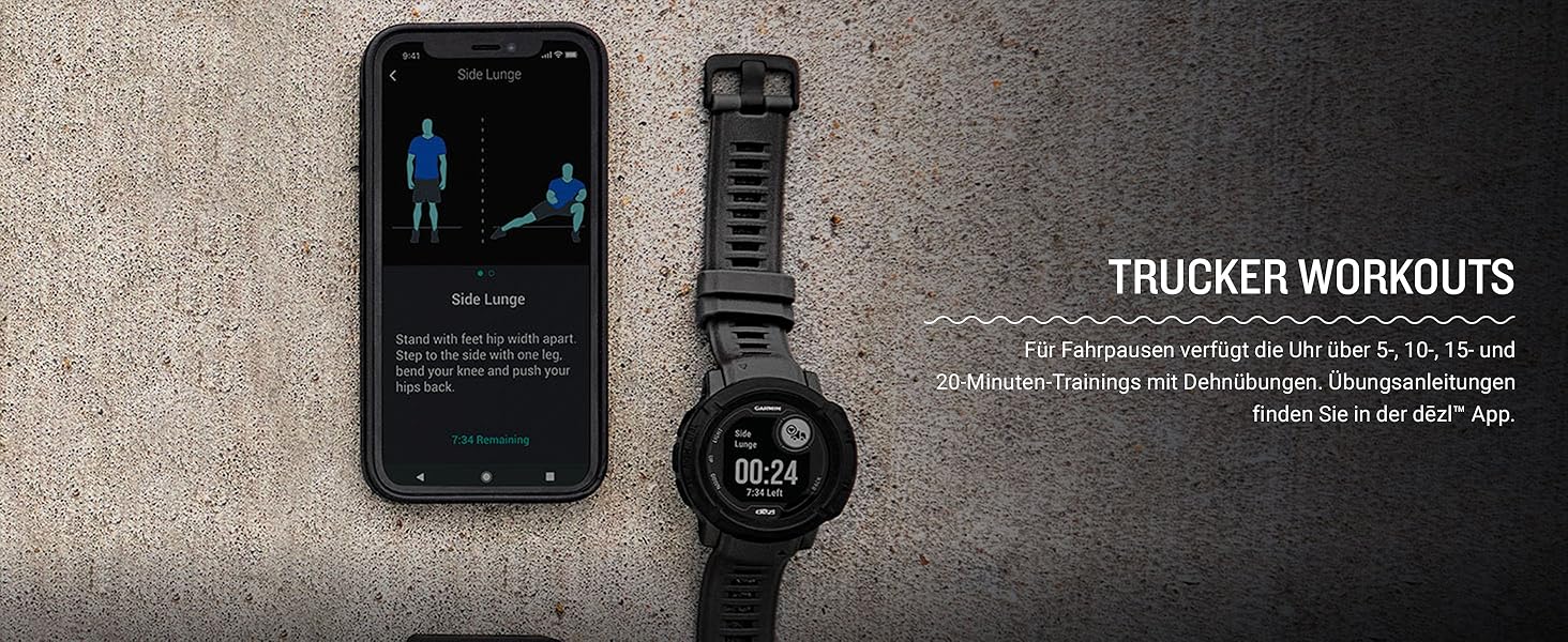Garmin Instinct 2 Solar – смарт-годинник з GPS, сонячною зарядкою, 45 мм, сірий, для спорту та фітнесу