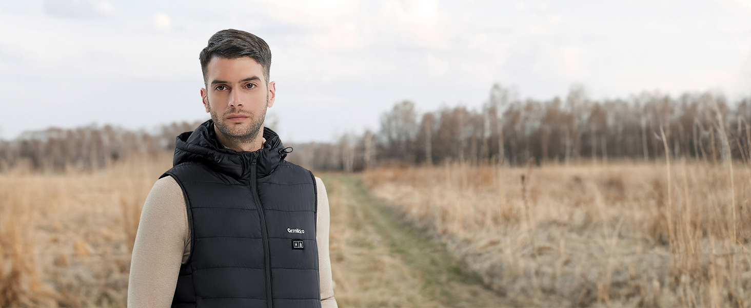 Обогреваемый жилет для женщин и мужчин с аккумулятором 16000mAh - теплая жилетка з підігрівом для холодної погоди