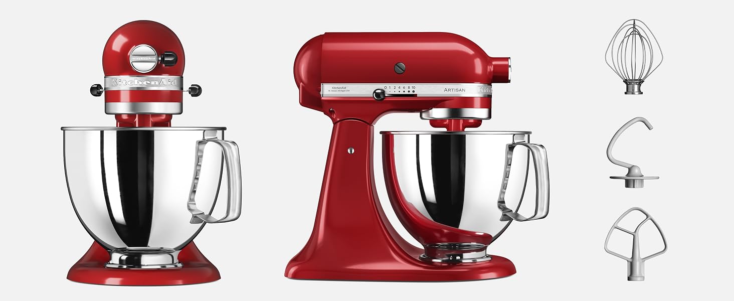 Кухонна машина KitchenAid Artisan з чашею 4,7 л, колір Milchshake