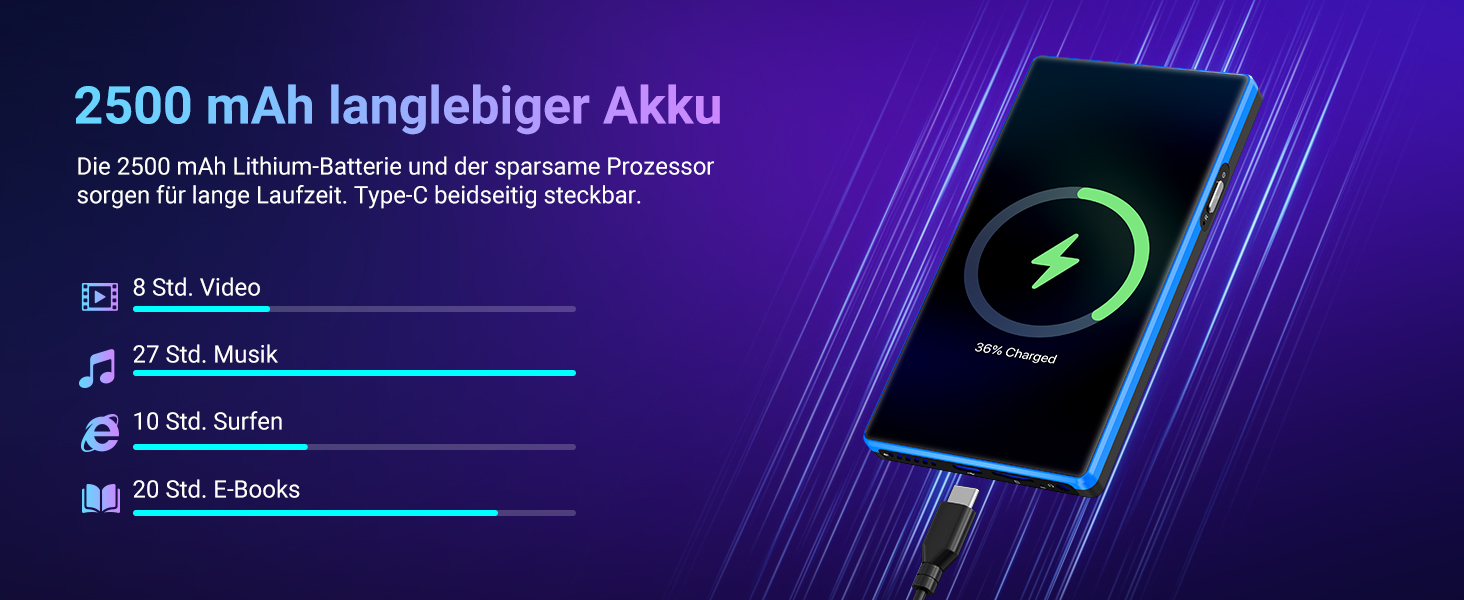 MP3 плеєр Mechen 160GB Android 5