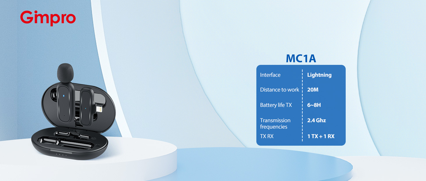 Мікрофон Lavalier Moman Handy Mini: бездротовий мікрофон для iPhone, YouTube, TikTok (колір: коричневий)