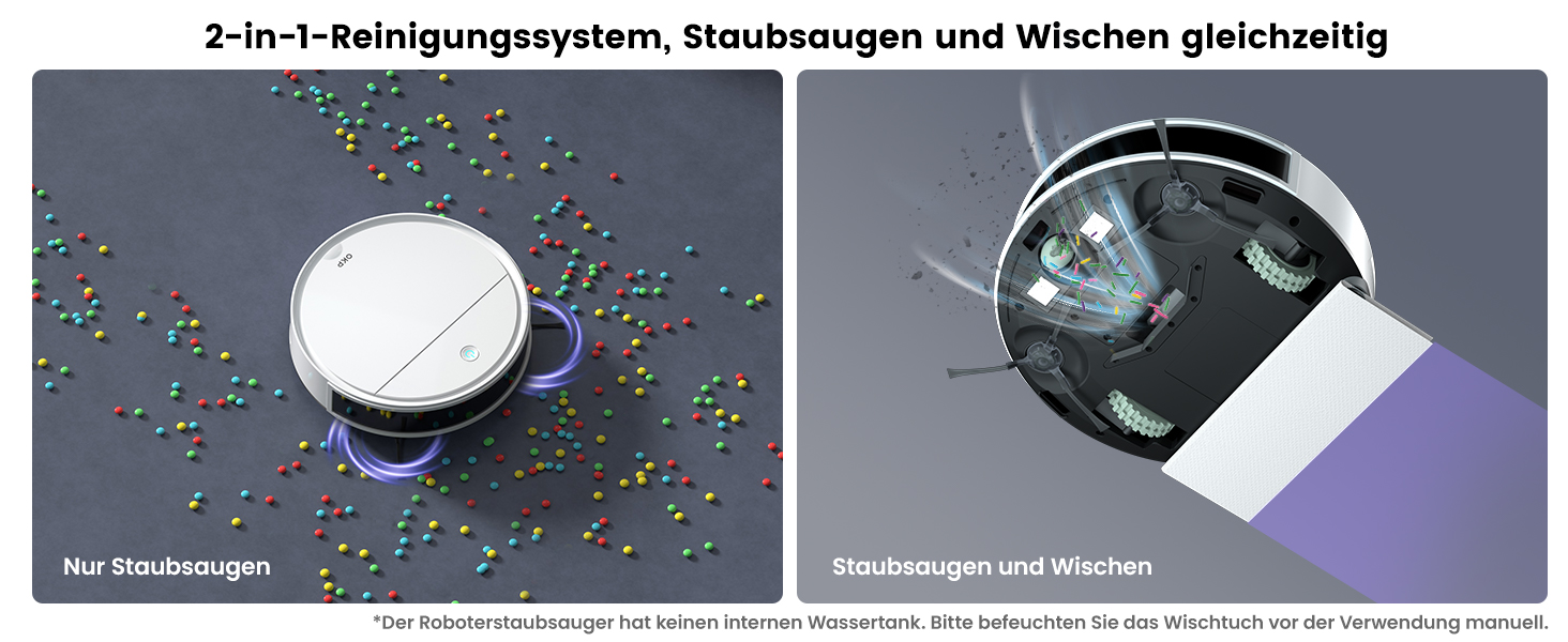 Робот-пилосос OKP K5 Pro: потужність 5000Pa, навігація, HEPA-фільтр, Wi-Fi, для тварин, килимів, твердих підлог