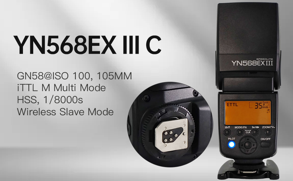 Спалах Yongnuo YN568EX III: Бездротовий Master/Slave TTL для Canon DSLR