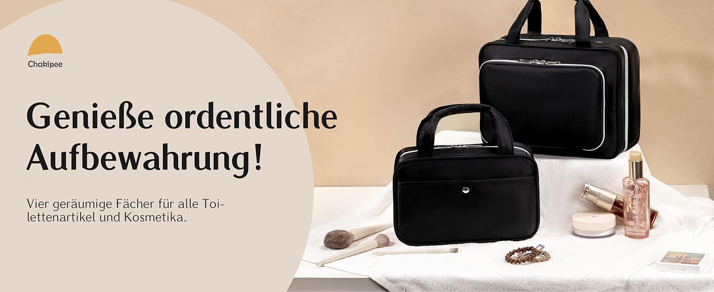 Косметичка для подорожей з петлею для підвішування для жінок – водонепроникна, з прозорим вікном, легка, рожева, середнього розміру (30x23x10 см)