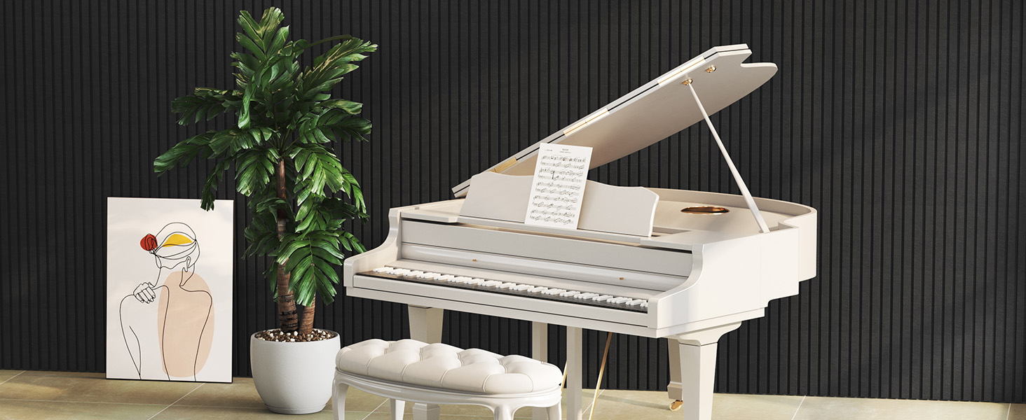 Акустичні панелі TONOR самоклеючі для звукоізоляції, шумопоглинаючі панелі для студії, офісу та дому, 120x60x1.8 см, чорний колір, 4 шт.