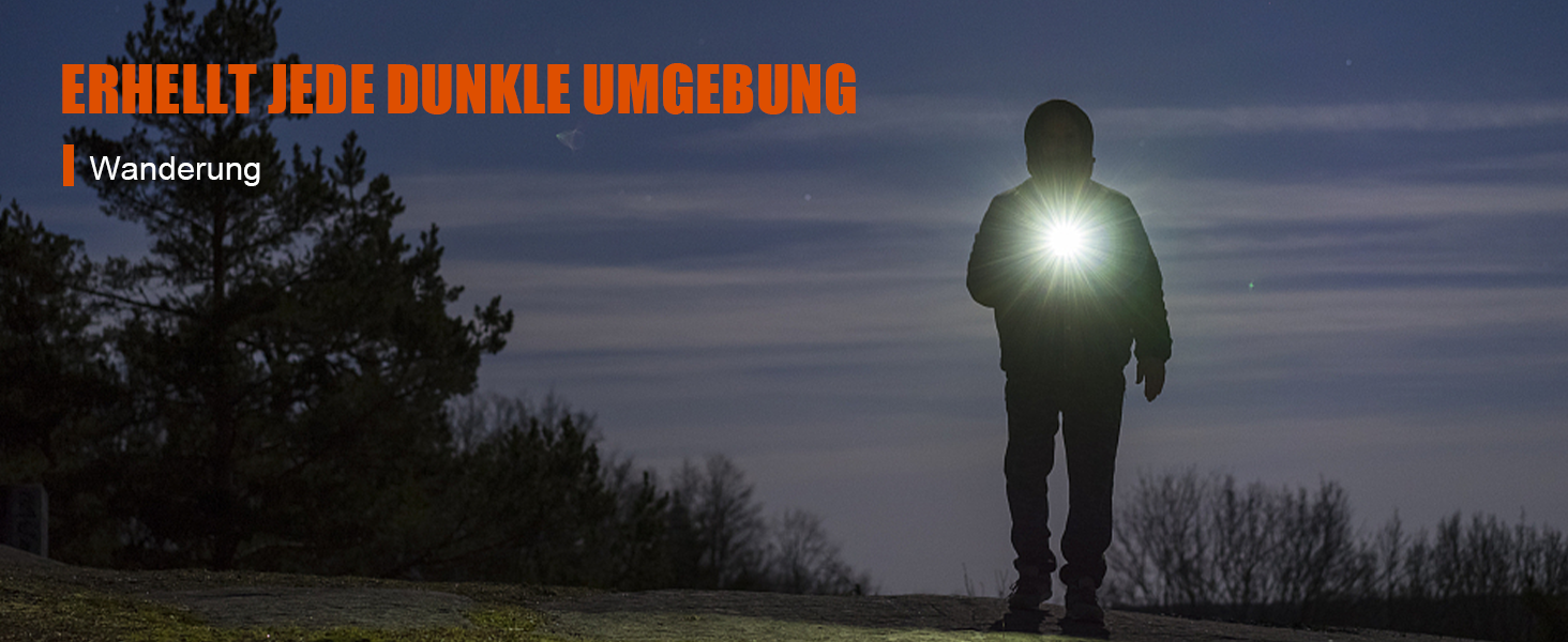 LED ліхтарик GEARLITE 4000 Lumen: 2 шт. в комплекті, водонепроникний, з зумом, для кемпінгу, туризму, надзвичайних ситуацій