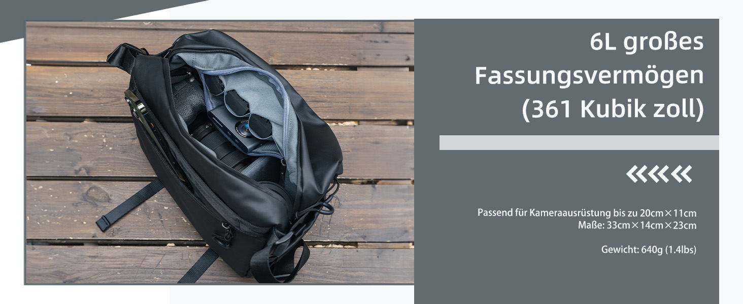 Чохол-сумка на плече для камери LLANO для DSLR/беззеркальних камер, зелений