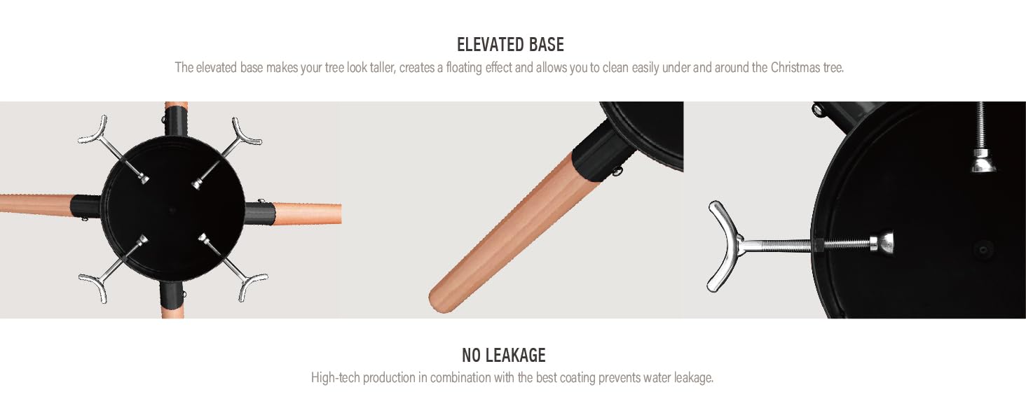 Підставка для ялинки Tree Nest - міцна та надійна, для ялин з діаметром стовбура до 15 см та висотою до 3,5 м. Білий колір, з резервуаром для води.