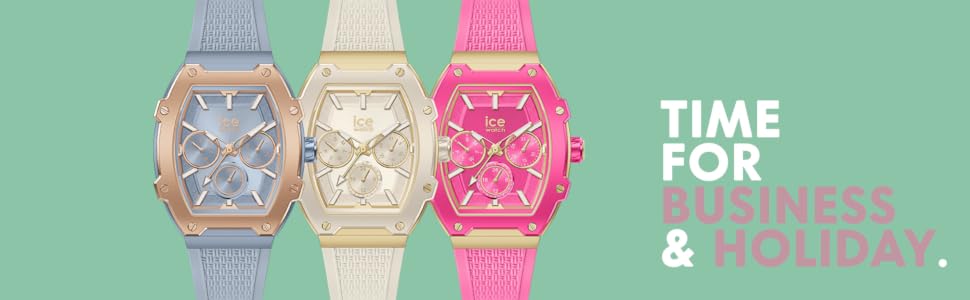 Жіночий годинник Ice-Watch Ice Boliday з силіконовим ремінцем (Small), синій