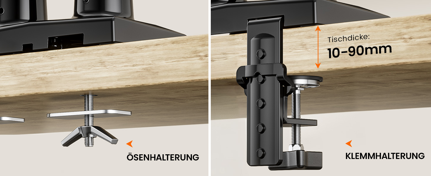 Підставка для монітора ErGear 2 монітори до 40 дюймів, 12 кг, USB, VESA 75x75/100x100 мм