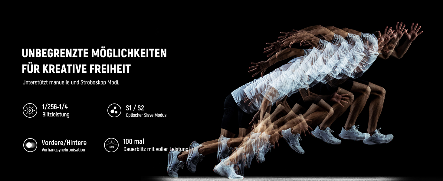 NEEWER Z2-N: Світловий проблиск Speedlite 2.4G TTL для Nikon з моделюючою лампою, швидким перемикачем TCM, HSS 1/8000s, акумулятор 2600mAh