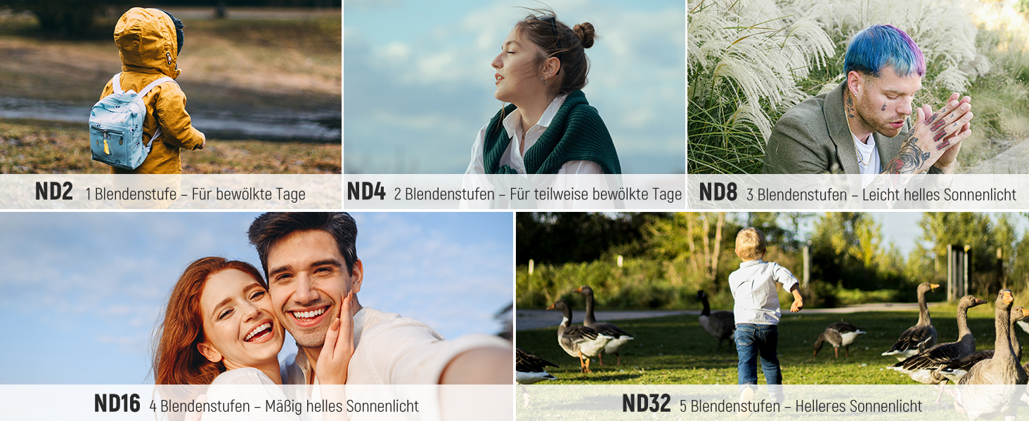 Набір фільтрів NEEWER для DJI Osmo Pocket 3: ND, PL, CPL, UV, ефектні фільтри