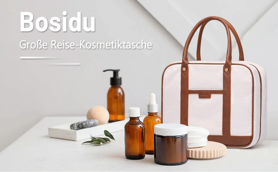 Косметичка для подорожей на підвішування з великою місткістю, 4 відділення, гачок, для жінок, P-beige