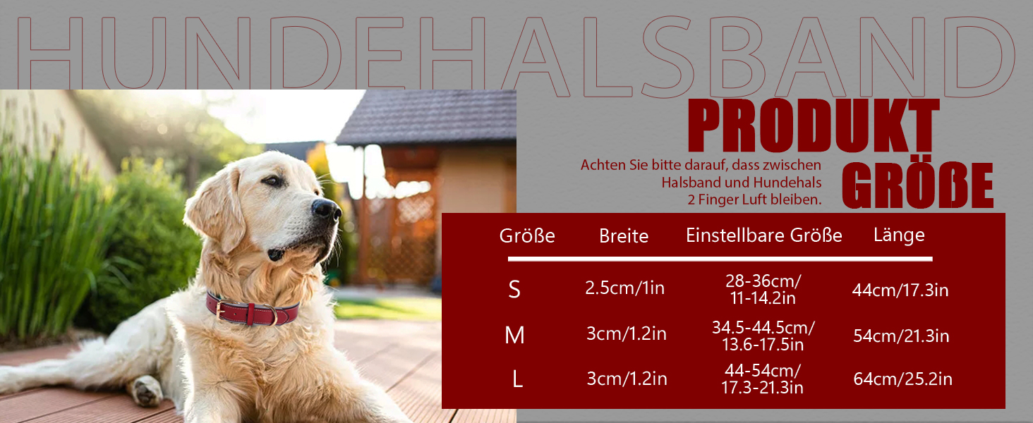 Відбиваючий поводок для собак, регульований, м'який, для малих, середніх та великих собак (довжина 46-56 см), червоний, S