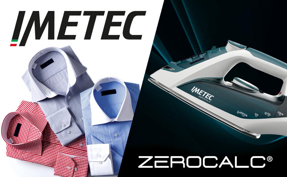 Пароочисник Imetec ZeroCalc Z1 2500 з технологією AntiCalc, нержавіюча сталева підошва з 2200 Вт, паровий удар 120 г, функція Calc-Clean, підошва з нержавіючої сталі