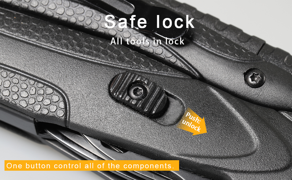 Мультитул ROXON CM1349 Spark: 14-в-1, мультиінструмент, плоскогубці, для туризму та виживання