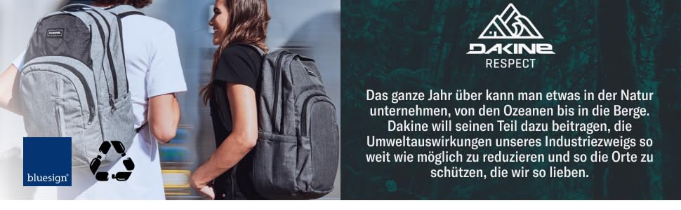 Рюкзак Dakine Campus M 25 л унісекс, карбон, міський, для ноутбука