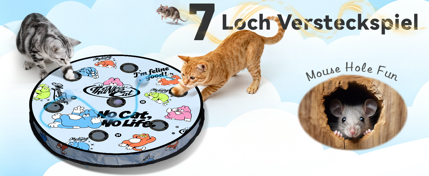 Інтерактивне іграшкове м'ячик для котів з лабіринтом та пір'ям, автоматичне ігровий набір, мисливська іграшка для котів, подарунок для кота