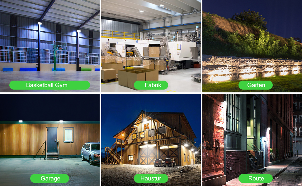 LED прожектор CLY для вулиці 50W, 2 шт, 4300 Лм, холодне біле світло 6500K, IP66, водонепроникний, для двору, гаража, саду