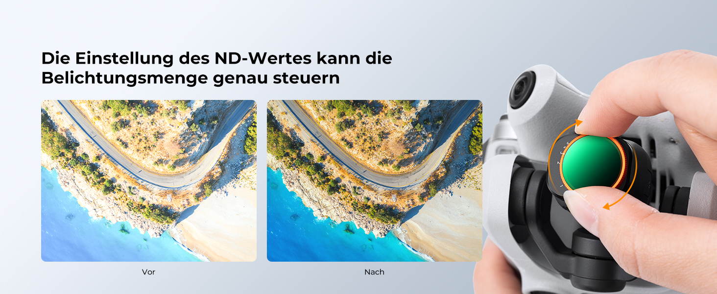 Набір фільтрів K&F Concept Mini 4 Pro: ND, CPL, UV - 6 шт. (ND2-32, ND32-512, CPL, UV) для DJI Mini 4 Pro