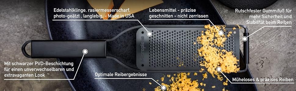 Терка Microplane Black Sheep для цитрусових, пармезану, імбиру, шоколаду та мускатного горіха (США)