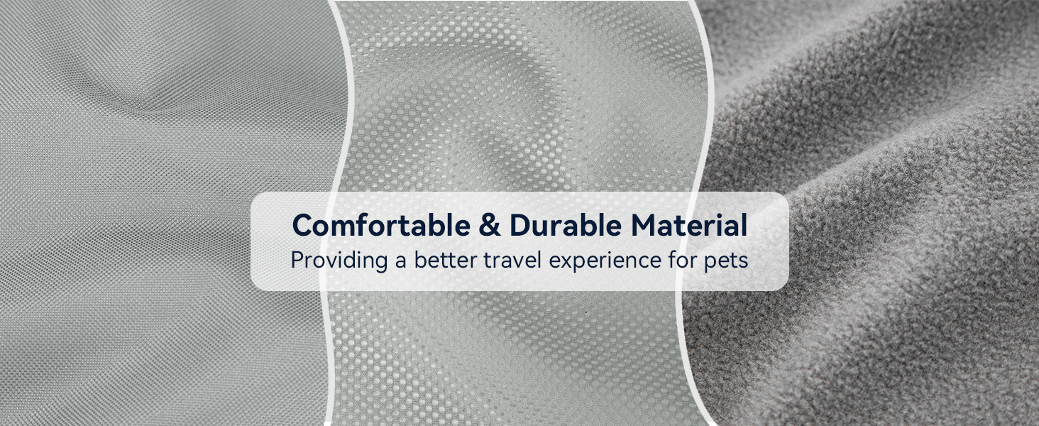 Транспортна переноска для котів та маленьких собак Petfit, сіра, L - легка переноска для подорожей літаком з ремінним кріпленням та розширюваним килимком