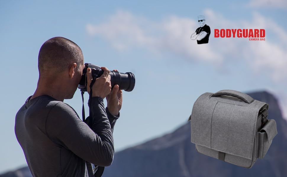 Сумка Bodyguard XXXL Jupiter для великої фото- та відеокамери, змінне внутрішнє розділення на 9 відсіків