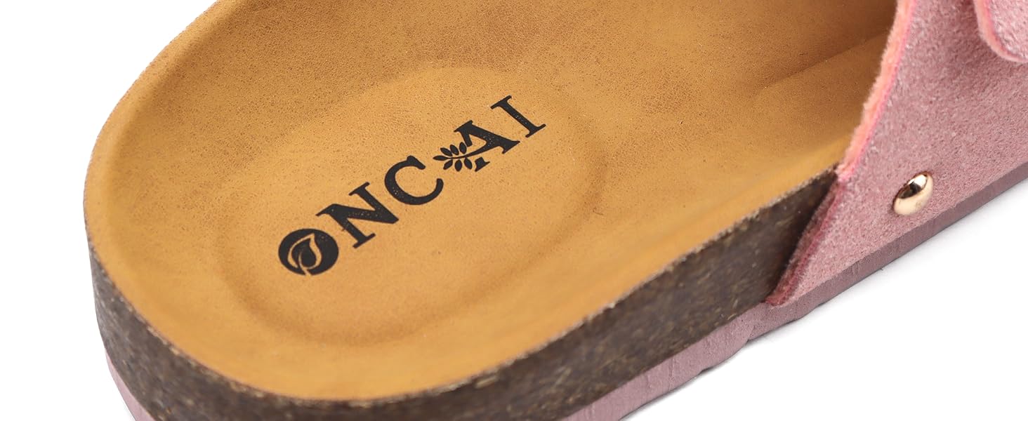 Сандалі жіночі ONCAI на платформі з корковим підбором, шльопанці літні нековзні з регульованими ремінцями 36-43