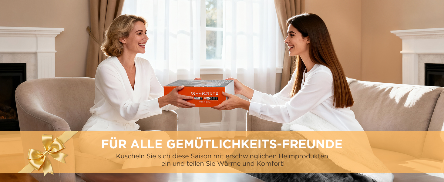 Електрична ковдра VIWAVE з автовимкненням, 6 режимів нагріву, таймер 6 годин, цифровий регулятор, захист від перегріву, 130x180 см