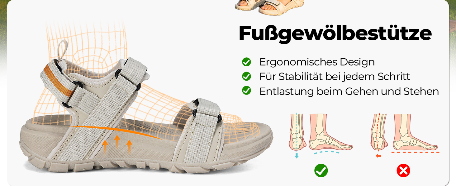 Sandalen Mishansha жіночі літні трекінгові чорні, розмір 41 EU (36-42)