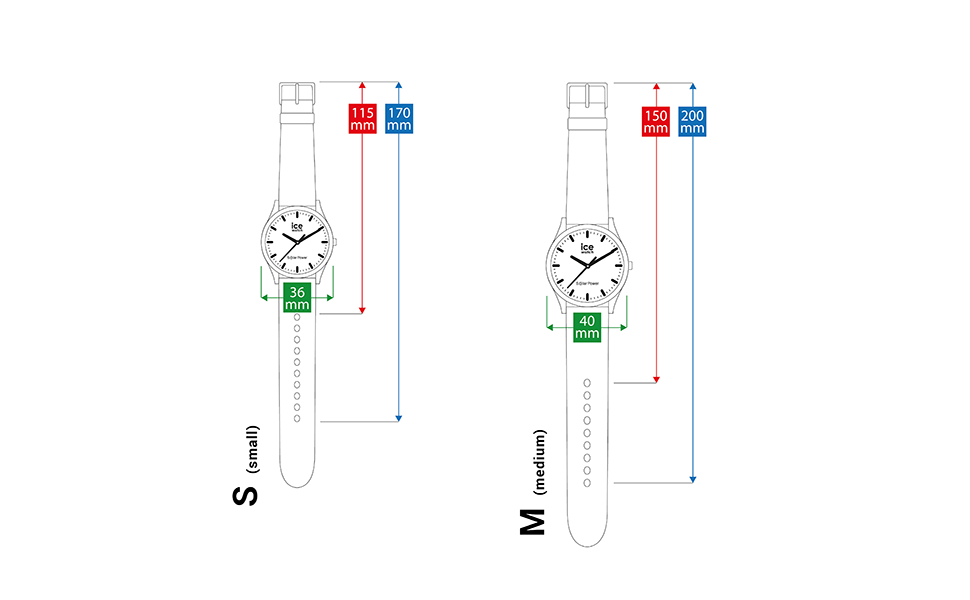 Жіночий годинник Ice-Watch Ice Solar Power Nature білий, силіконовий ремінець, Medium (40 мм)