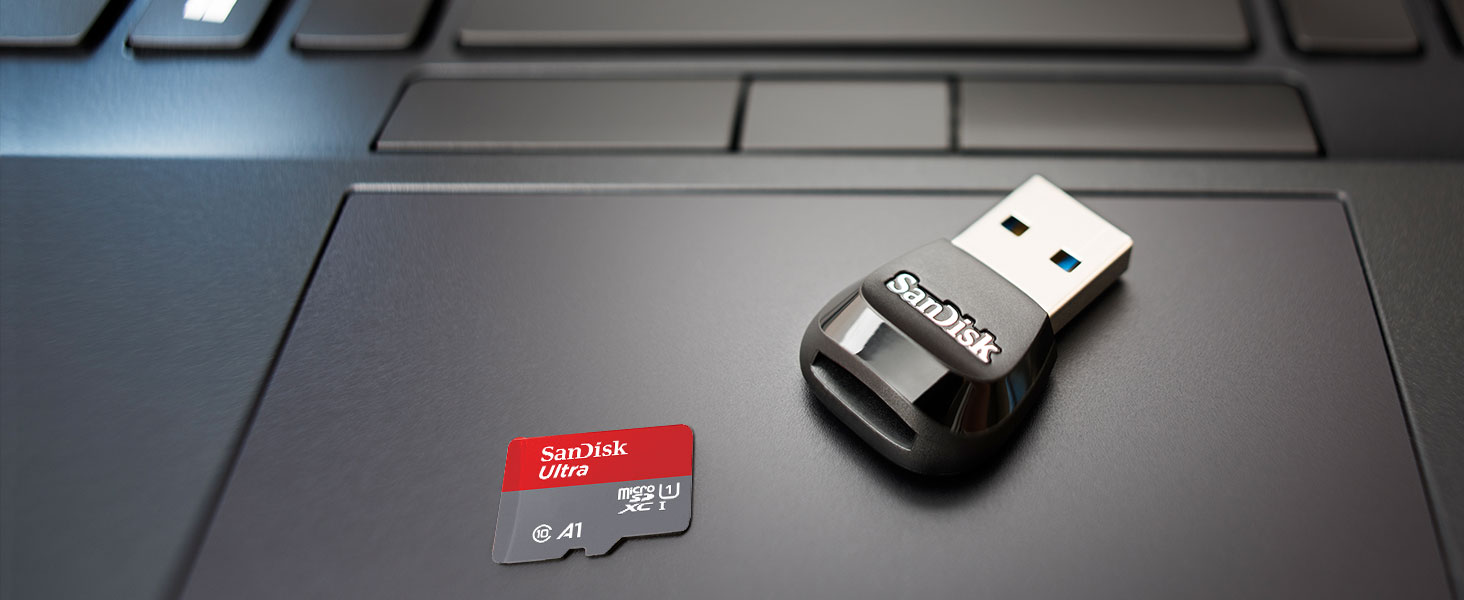 Карта пам'яті SanDisk Ultra microSDXC 512GB з адаптером SD, швидкість до 120 МБ/с, Class 10, U1, A1