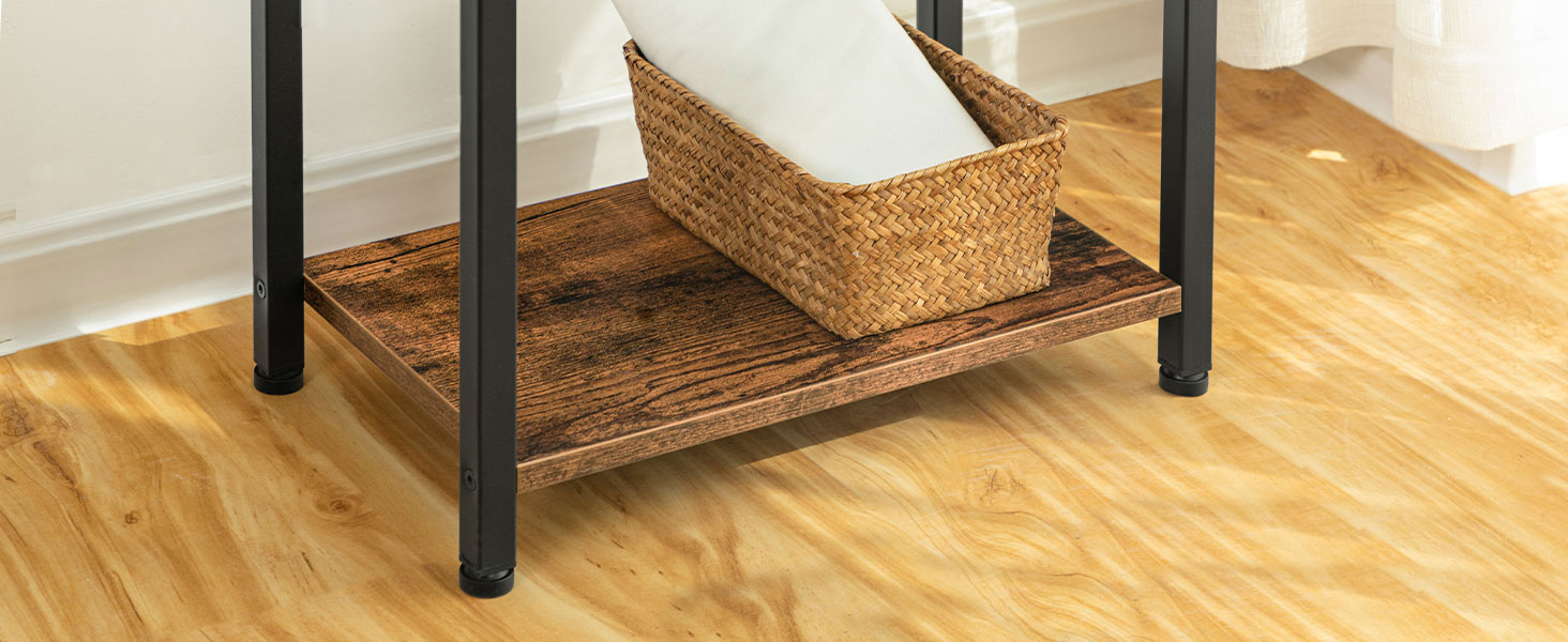 HOOBRO Тримач для рушників, підставка для рушників, рейли для рушників стоячі з 2 перекладинами, для рушників, одягу, ковдр, газет, економія місця, стабільний, білий та натуральний колір EWN02LB01 Білий + Натуральний (Темно-коричневий + Чорний)