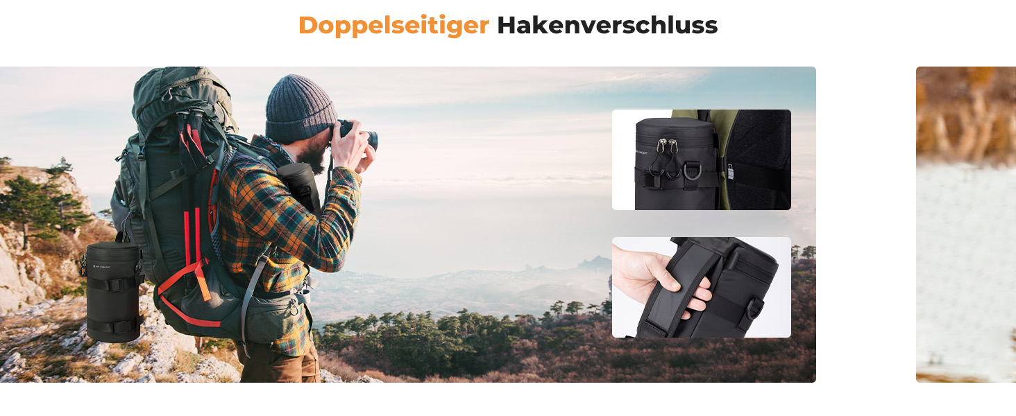 Чохол для об'єктива K&F Concept, водонепроникний, XL, для DSLR/SLR