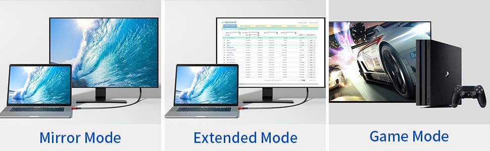 JSAUX HDMI Кабель 4K 5 метрів [4K@60Hz, HDMI 2.0, 18Gbps] - Плоский, Нейлонова обплітання, Підтримка 4K 3D HDR UHD 2160p 1080p Ethernet ARC, Сумісний з PS3/4 TV PC, Червоний, 5M, 1 шт.