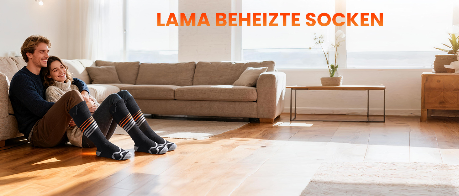Електричні гріючі шкарпетки LAMA 6000mAh, унісекс, для зимових видів спорту та відпочинку на природі