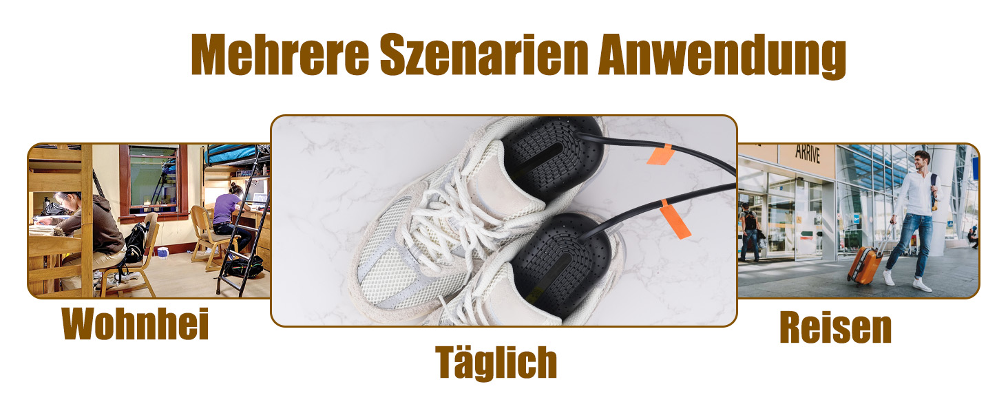 Електричний сушильник для взуття та черевиків з таймером, тихий, видаляє запахи, чорний, з EU-штекером