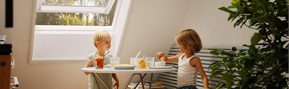 VELUX оригінальна рулонна москітна сітка з алюмінію, чорна, для мансардних вікон 923-1120 мм × 0-2000 мм, стійка до погодних умов