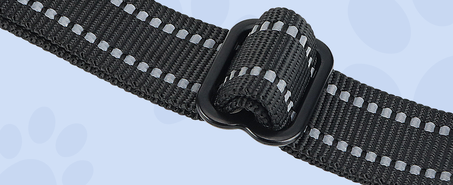 Шлейка для собак Joytale середнього розміру, світловідбиваюча, дихаюча, регульована з ручкою для тренувань, розмір M, Navy Blue (1 шт.)