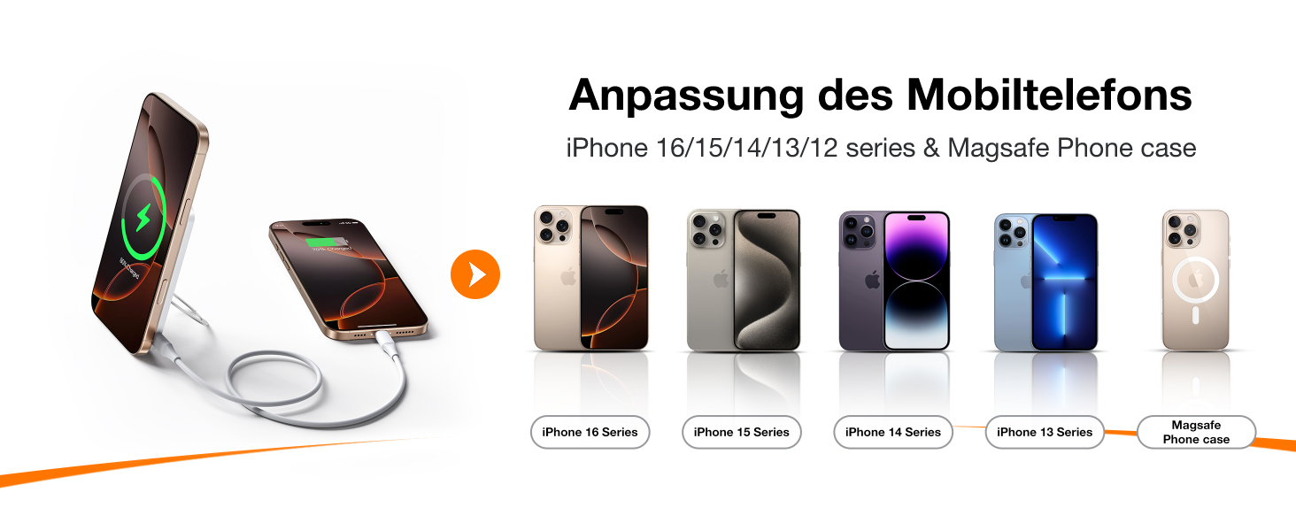 TORRAS Power Bank 5000mAh з MagSafe, 22.5W PD, USB-C, для iPhone 17 Pro Max та інших моделей