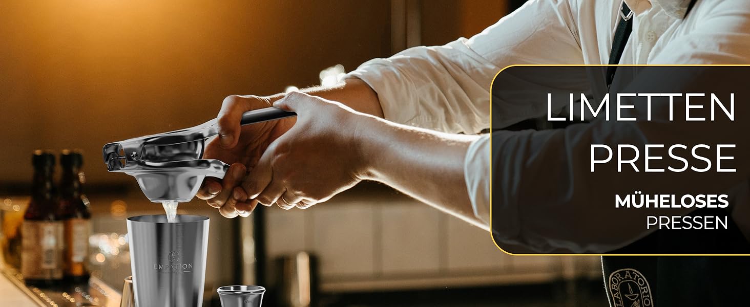 Набір для коктейлів 825 мл Boston Shaker з нержавіючої сталі, професійний шейкер з підставкою та рецептурником, легке відкривання, для барменів