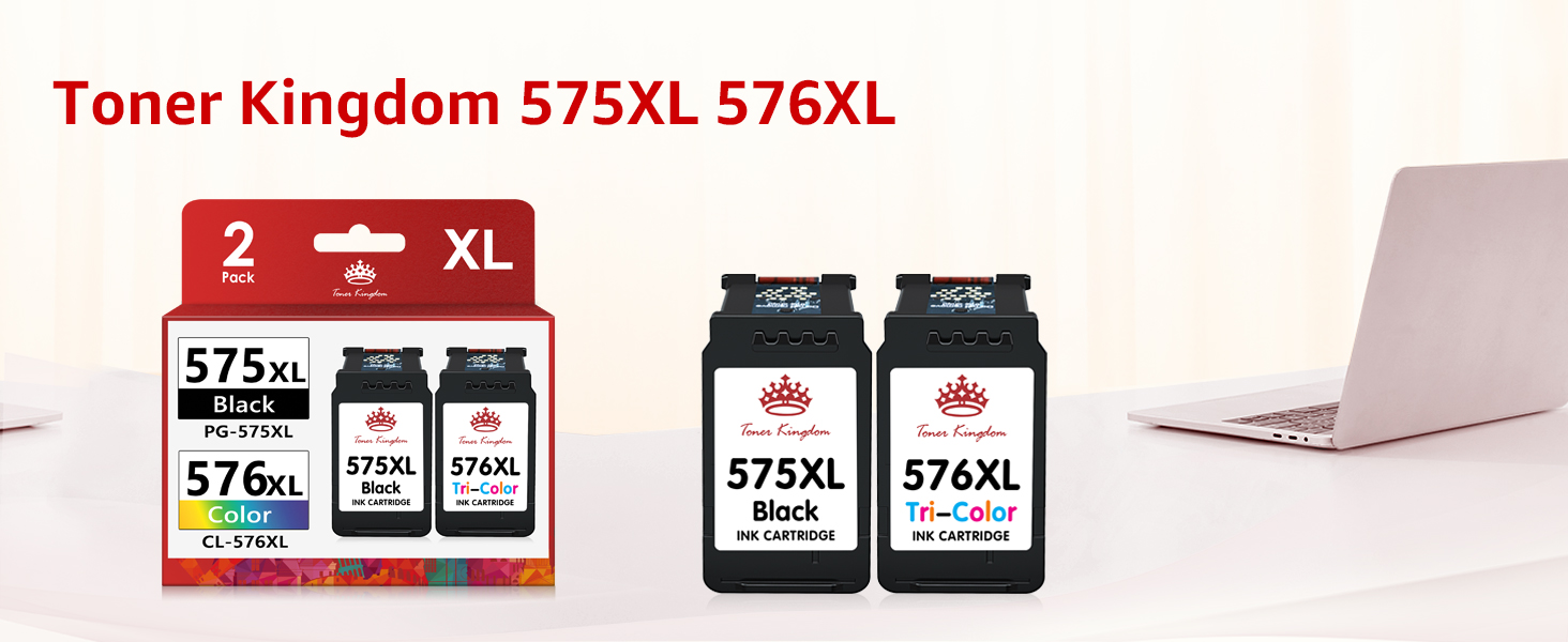 Картриджі для принтера Canon 575XL та 576XL (сумісні), для моделей TS3750i, TR4755i