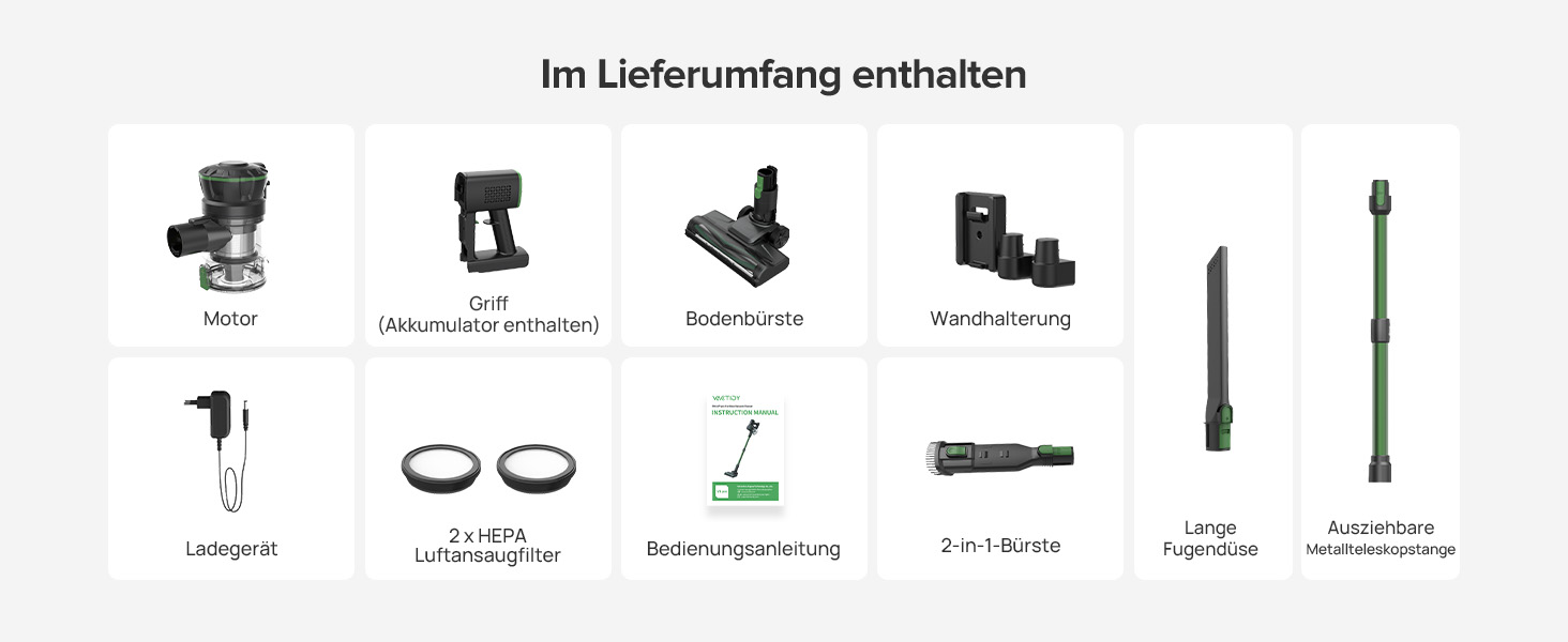 Бездротовий акумуляторний пилосос Vexilar V9PRO, 500W, 45Kpa, 60 хвилин роботи, LED дисплей, для твердих поверхонь, килимів та шерсті тварин