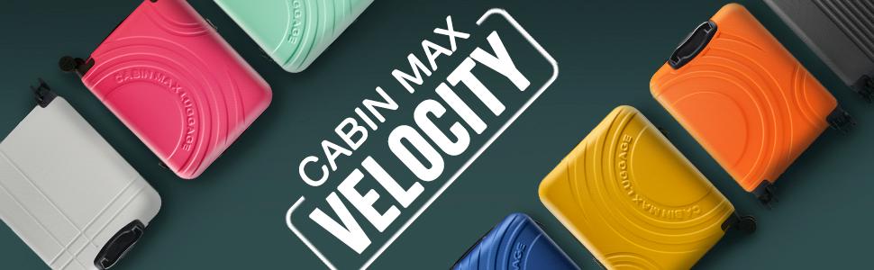 Чемодан ручної поклажі Cabin Max Anode – легкий, з жорстким корпусом, 4 колеса, кодовий замок, 55x40x20 см, 50 л, темно-синій