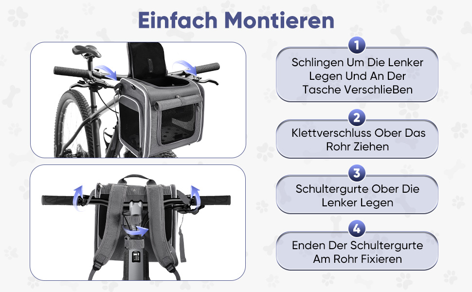 Корзина для собак на велосипед 4-в-1, розширювана сумка-рюкзак, з сітковими вікнами та дверима, для котів та собак