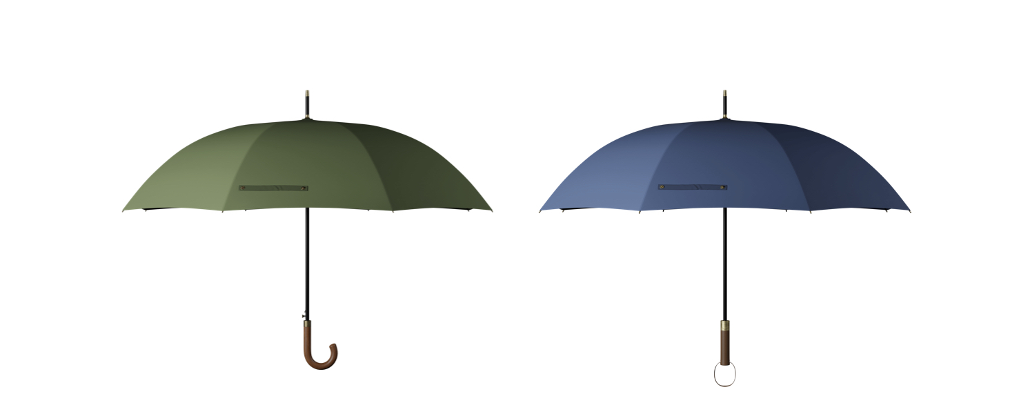 Sapor Design Stormproof Golf Umbrella - Large, Stable, Windproof for 2 People | 123cm Diameter | Red, Modern