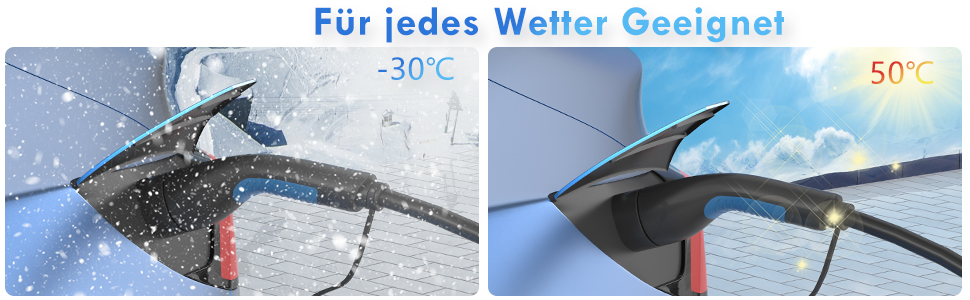 Кабель для зарядки електромобілів Тип 2, 16A, 3 фази, 11 кВт з сумкою, 8м. Сумісний з усіма електромобілями (22 кВт, 32A)