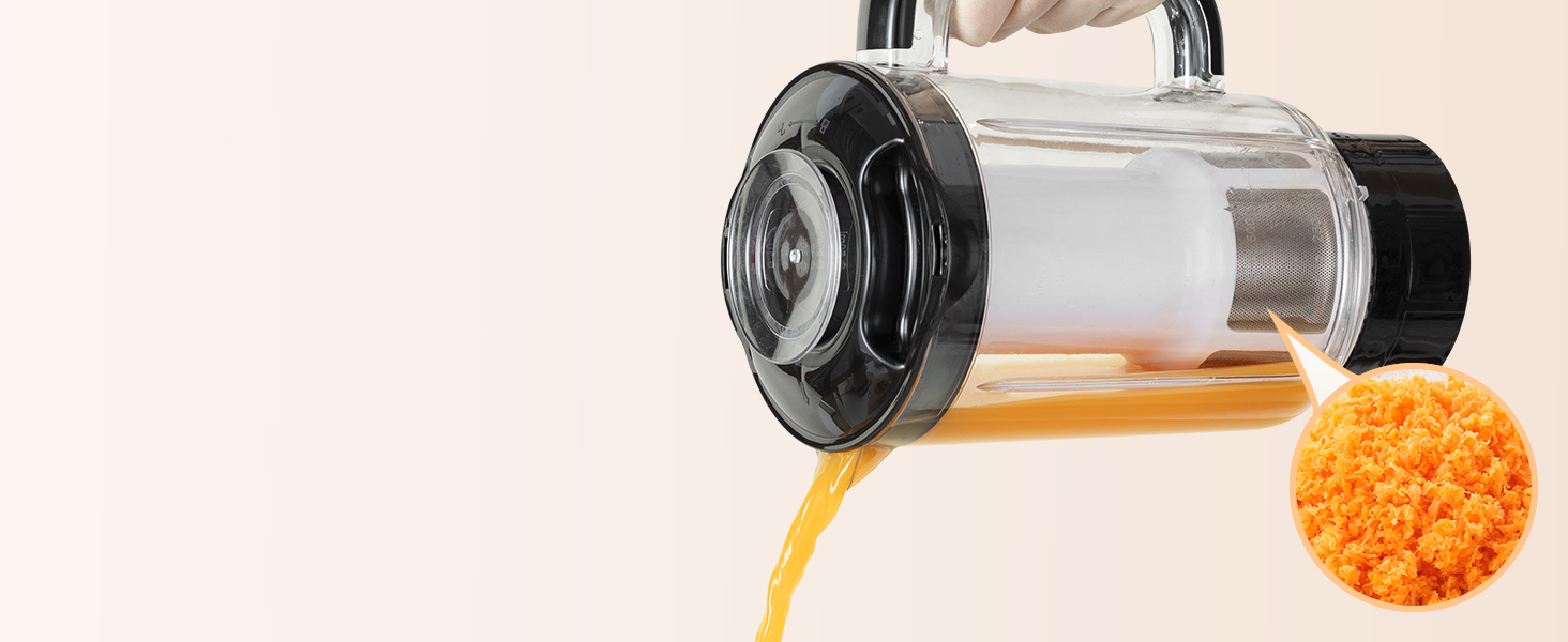 Sangcon 5-in-1 Stand Mixer & Smoothie Maker - 500W Power, 3 Speed Settings, Pulse Function, Glass & Stainless Steel Cups
