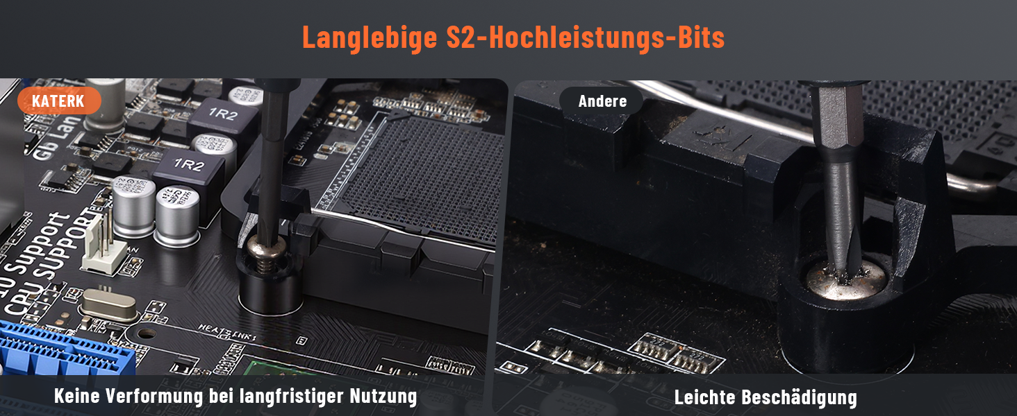 Набір прецизійних викруток KATERK 64 шт. з LED-підсвічуванням та магнітною основою для ремонту електроніки, телефонів, камер та годинників